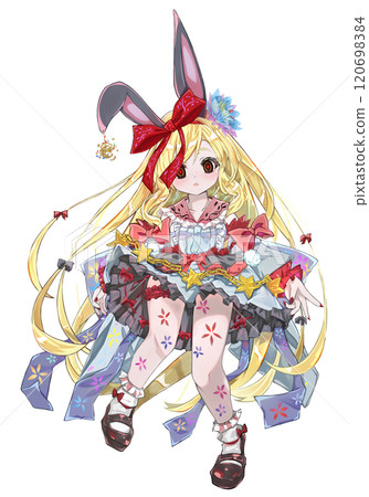 站立圖片素材《Youto no Daughter》女孩表情8 120698384