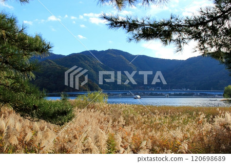 秋天的河口湖周邊 秋天的河口湖周邊 120698689