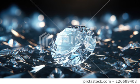 luxury gift a diamond shine with lights, ai luxury gift a diamond shine with lights, ai 120699408