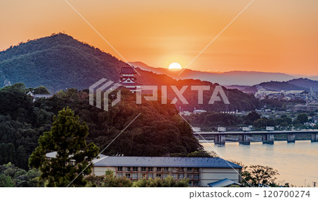 Sunset view from Inuyama Naritasan Sunset view from Inuyama Naritasan 120700274