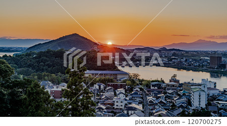 Sunset view from Inuyama Naritasan Sunset view from Inuyama Naritasan 120700275