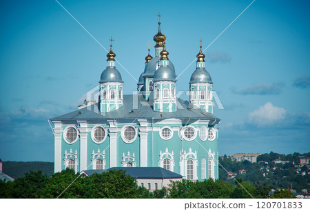 Uspenskii cathedral in Smolensk. Uspenskii cathedral in Smolensk. 120701833