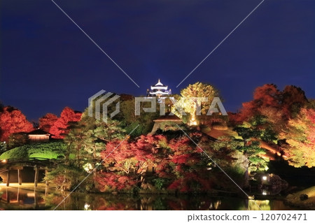 [Okayama Prefecture] Autumn Fantasy Garden (Illumination) Korakuen and Okayama Castle (After Reiwa Renovation) 120702471
