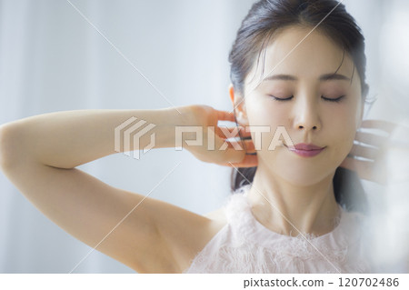 美麗的女人肖像 120702486
