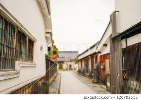 充滿日式風情的石板路 120702518