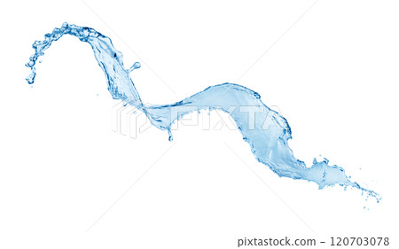 Water splash on white 120703078