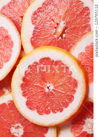 Grapefruit slices abstract background Grapefruit slices abstract background 120703118