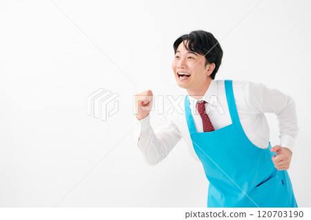 Businessman, demonstration sales, hurry Businessman, demonstration sales, hurry 120703190