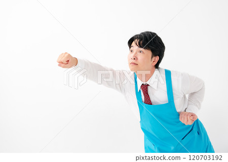 Businessman, demonstration sales, hurry 120703192