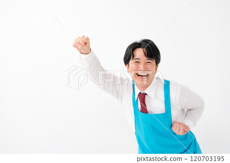 Businessman, demonstration sales, hurry 120703195