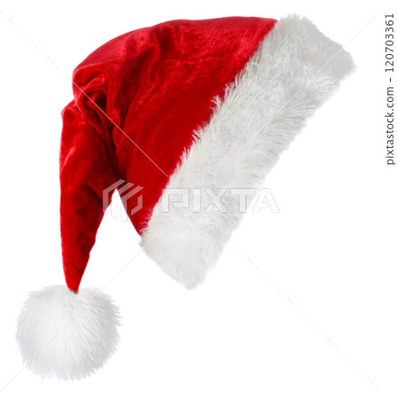 Santa's hat on white background Santa's hat on white background 120703361
