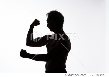 肌肉剪影 120703448