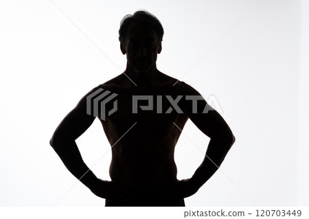 Muscle silhouette 120703449