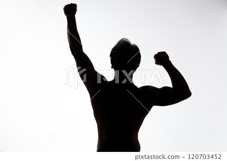 Muscle silhouette 120703452