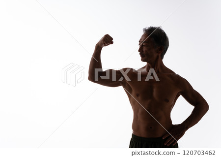 肌肉剪影 120703462