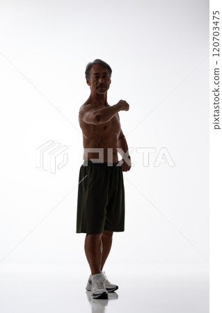 Muscle silhouette whole body Muscle silhouette whole body 120703475