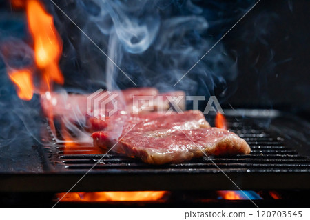 Yakiniku Wagyu beef 120703545