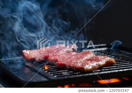Yakiniku Wagyu beef 120703547