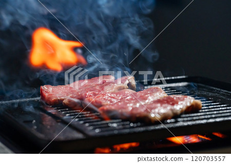 Yakiniku Wagyu beef 120703557