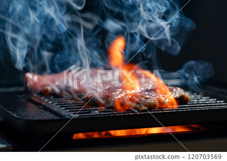 Yakiniku Wagyu beef 120703569