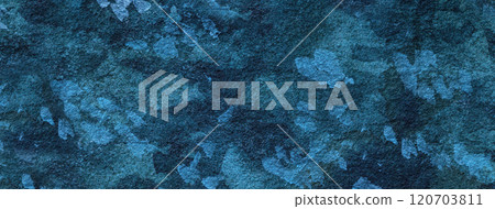 Abstract art background navy blue colors. Watercolor painting with denim stains and gradient. Abstract art background navy blue colors. Watercolor painting with denim stains and gradient. 120703811