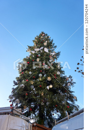 Christmas time in Strasbourg City, Alsace, France 120704244