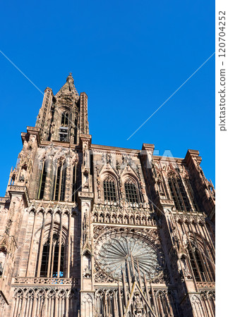 Famous Notre Dame Cathedral in Strasbourg Famous Notre Dame Cathedral in Strasbourg 120704252
