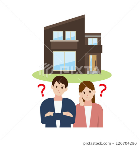 A couple considering buying a home 120704280