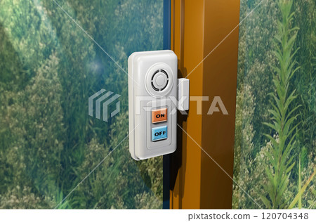 Crime prevention image (window security buzzer/window security alarm) Crime prevention image (window security buzzer/window security alarm) 120704348