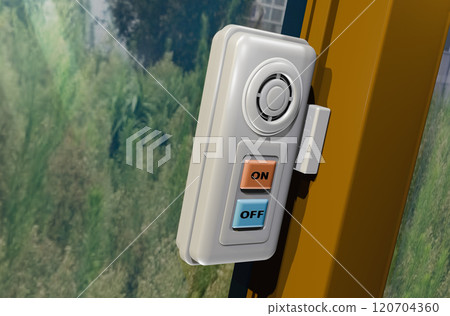 Crime prevention image (window security buzzer/window security alarm) 120704360