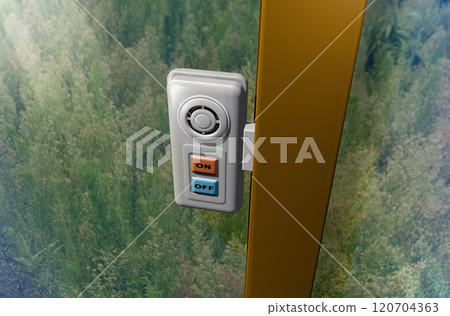 Crime prevention image (window security buzzer/window security alarm) Crime prevention image (window security buzzer/window security alarm) 120704363
