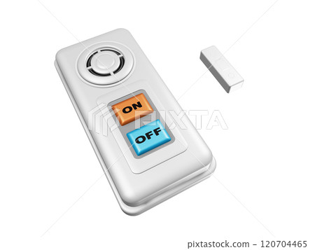 安全圖像（窗戶安全蜂鳴器/窗戶安全警報器）白色背景 120704465