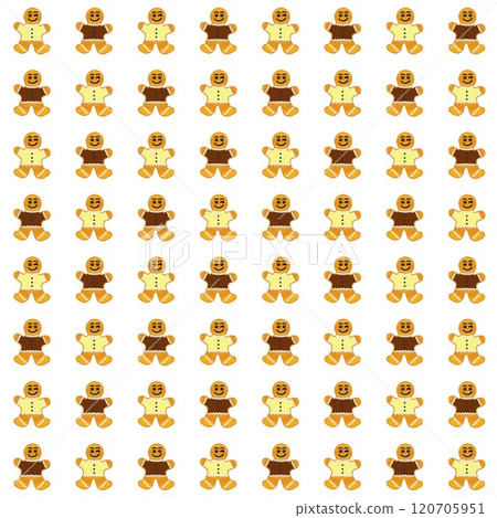 Gingerbread man wallpaper illustration 120705951