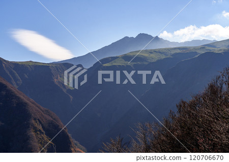 Mount Chokai, view from Hokotate Observatory 120706670