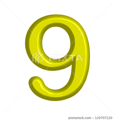 Number icon template 120707220