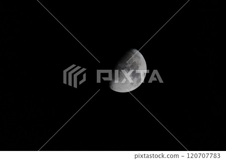 Half moon to waxing moon 120707783