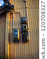 Electricity meter in the alley 120708327