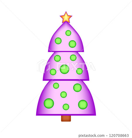 Christmas tree icon. 120708663