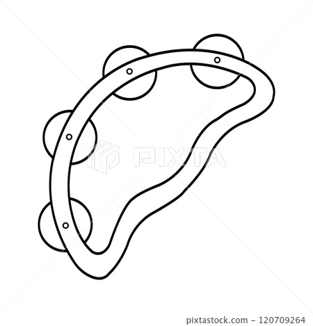tambourine icon traditional musical instruments 120709264