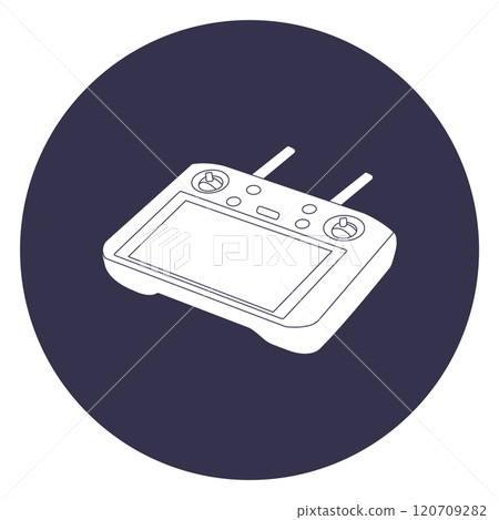 Remote control drone icon Remote control drone icon 120709282