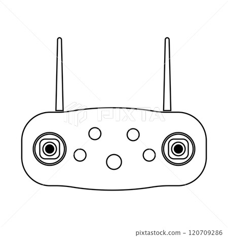 Remote control drone icon 120709286