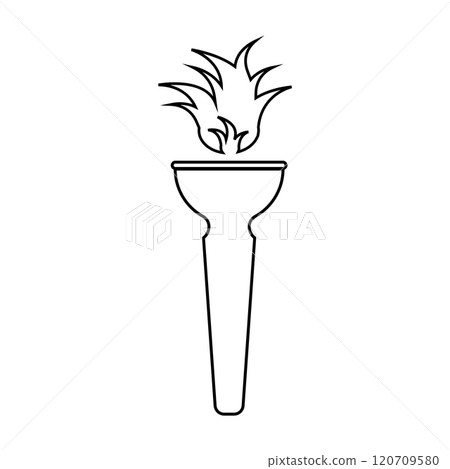 torch icon design torch icon design 120709580