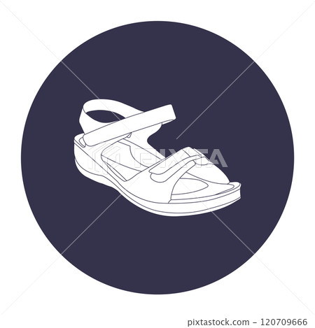 image design of women's sandals image design of women's sandals 120709666