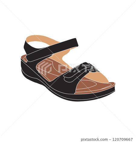 image design of women's sandals 120709667