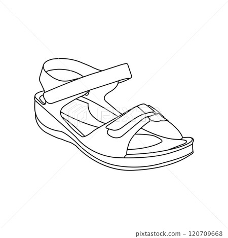 image design of women's sandals image design of women's sandals 120709668