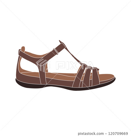image design of women's sandals 120709669