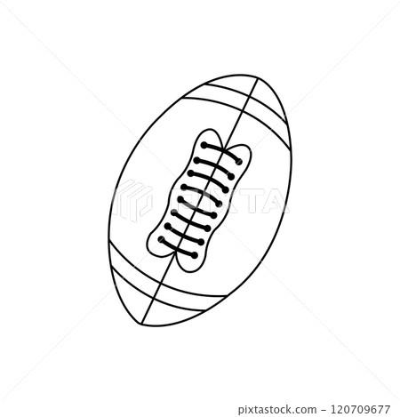 Rugby ball icon design 120709677