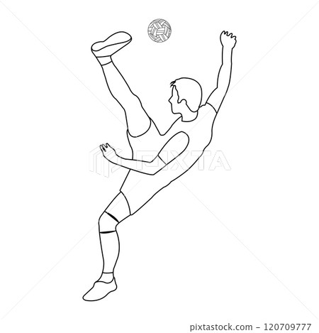 Takraw player logo design Takraw player logo design 120709777