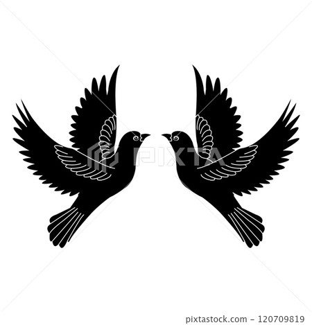 flying dove icon design flying dove icon design 120709819