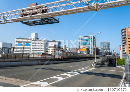 Osaka City, Shin-Yodogawa Bridge, Nishinakajima Entrance 120710371